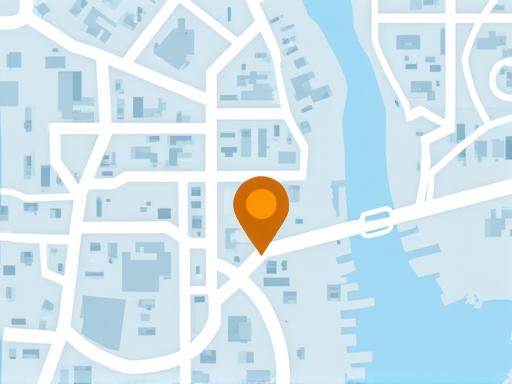 A map showing the location of ZenithGlide Logistics in Melbourne.