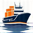 Icon representing international air and sea freight.